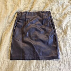 Dynamite | women's xsmall black Leather Pencil Skirt with pockets